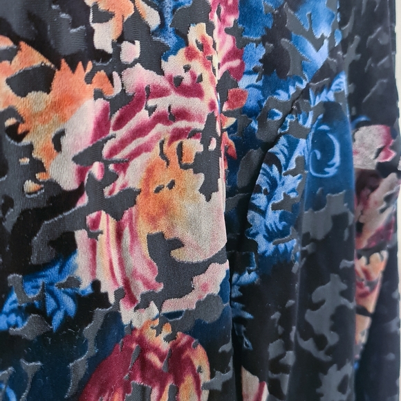 Monsoon Velvet Floral Dress - Picture 2 of 7